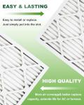 BOOGUAN 20x25x4 MERV 11 Air Filter 4-Pack