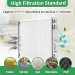 AGAPXCAR1625 16x25x3 MERV 16 Replacement Filters - 2 Pack