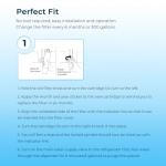 Crystala Water Filter for Samsung Refrigerators