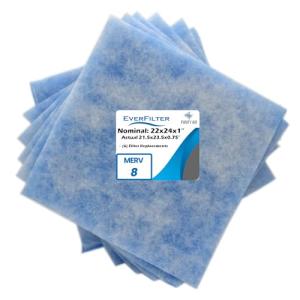 EverFilter 22x24x1 MERV 8 Air Filter 6-Pack