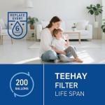 TEEHAY Filter 1 Water Filter Replacement Pack