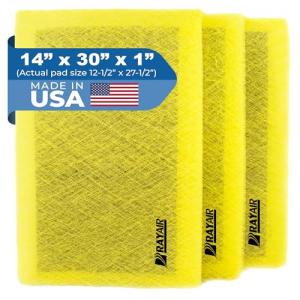 RAYAIR 14x30 Replacement Filter Pads - 3 Pack
