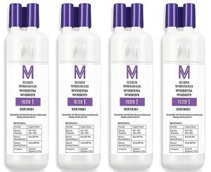 AUGUSTY 4-Pack Water Filter for Whirlpool Fridges