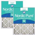 Nordic Pure MERV 14 Pleated Air Filters 2 Pack