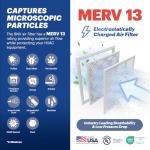 BNX TruFilter 14x24x1 MERV 13 Air Filters (12-Pack)