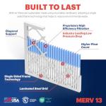 BNX TruFilter 14x24x1 MERV 13 Air Filters (12-Pack)