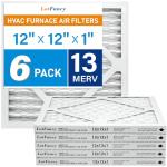 LotFancy 12x12x1 MERV 13 Electrostatic Air Filters