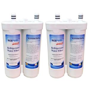 ICEPURE Refrigerator Water Filter Replacement for WF2CB®, PureSource2®, EWF01, FC100, NGFC 2000, Kenmore 9916, 469916, 469911, EWF2CBPA®, 1004-42-FA, FC300, AQF-FF29, RWF1031, EFF-6029A, MB-100, 2PACK