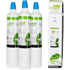 PURE GREEN 5231JA2006A Replacement for LG LT600P, KENMORE 9990, 5231JA2006B, KENMORECLEAR 46-9990, 5231JA2006A-S, WFC2001, LSC27931ST, LFX25960ST, FML-2,RWF1000A Refrigerator Water Filter