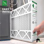 EconoHome 20x25x4 AC Furnace Pleated Air Filter MERV 11 Replacement, 1 Pack, Fits Lennox (X6673), Honeywell (FC100A1037) filters. (Actual size: 19.94 x 24.86 x 4.36 Inches)