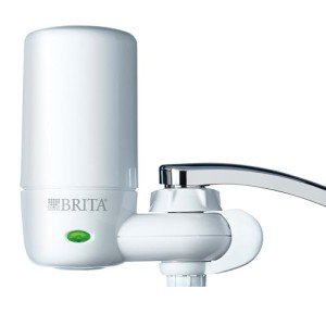 Brita Faucet Mount Water Filtration System, White