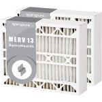 SpiroPure 16x27x6 MERV 13 Replacement Filter Media Alternative Compatible With Aprilaire 401 (2 Pack), White