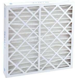 PRO SOURCE 24x24x4 MERV 8 Synthetic Media Air Filter with Paperboard Frame