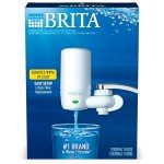 Brita Faucet Mount Water Filtration System, White