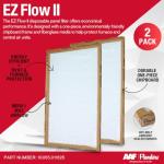 Flanders EZ-Flow II 16x25x1 Air Filters, MERV 1, Furnace, HVAC, & AC Filter - High-Airflow, Energy-Efficient, Fiberglass Media 10055.011625 (2-Pack)