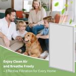 Montemono 24x30x1 Reusable Air Filter MERV 8 Washable Furnace & AC Filter with 2 Extra Media Pads, Aluminum Electrostatic Air Filters for Home, Fits HVAC System, Air Conditioner, Air Handler