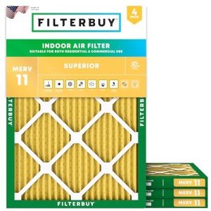 Filterbuy MERV 11 Allergen Defense Air Filters