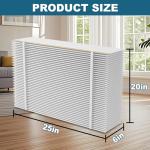 201 Replacement Filter Compatible with Aprilaire 2200, 2250 Space Gard 2200 Whole House Air Purifiers and X0445, 20x25x6 MERV 10 Air Filter 2 Pack