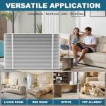201 Replacement Filter Compatible with Aprilaire 2200, 2250 Space Gard 2200 Whole House Air Purifiers and X0445, 20x25x6 MERV 10 Air Filter 2 Pack