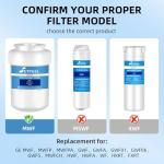 Mwfp Water Filter Replacement for GE Profile Hdx Fmg-1 Mwfa, Gwf, Mfw, Gemwf, 197D6321P006, 46-9991, 469991, Gse25gshecss, Gse25hmhbhes, Mwfp3pk for GE Monogram Water Filter, 3-pack