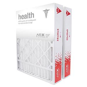 AIRX FILTERS WICKED CLEAN AIR. Compatible/Replacement for MERV 13 20x25x5 Air Filter Lennox X6673 HCF20-10 X0586, Health 2-Pack, Made in the USA
