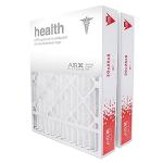 AIRX FILTERS WICKED CLEAN AIR. Compatible/Replacement for MERV 13 20x25x5 Air Filter Lennox X6673 HCF20-10 X0586, Health 2-Pack, Made in the USA