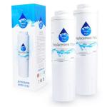 2-Pack Replacement for Amana AFD2535DEQ Refrigerator Water Filter - Compatible with Amana UKF8001AXX Fridge Water Filter Cartridge