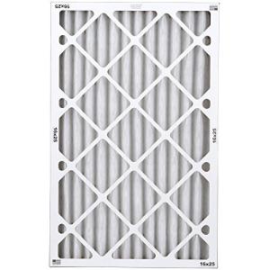 BestAir BA2-1625-8 AC Furnace Air Filter, 16" x 25" x 2", MERV 8, Removes Allergens & Contaminants, Fits 100%, For 2" HVAC Pleated Filter, Pack of 6