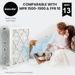 Komashr 14x14x1 Air Filter MERV 13 (2-Pack), HVAC/Furnace AC Filter Replacement, Dust Defense–Comparable with MPR 1500-1900 & FPR 10 (Actual 13.75x13.75x0.75)