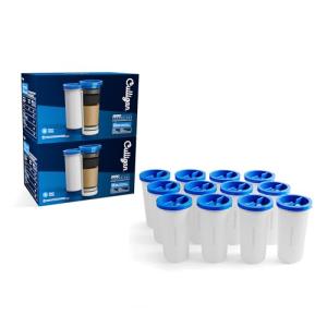 Culligan with ZeroWater Technology Replacement Filter 12-Pack, 5-Stage Advanced Water Filter – IAPMO Certified to Reduce Lead, Total PFAS (Forever Chemicals), Mercury, Fluoride, and Chlorine
