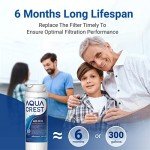 Aqua Crest Refrigerator Water Filter Replacement - 3 Pack