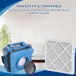 HEPA 550 Air Pre-Filter Replacement Set MERV-13 Compatible with Mounto AF500, Drieaz HEPA 500, BlueDri AS550 Air Scrubber, 16"L x 16"W x 0.75"H, 5 Pack