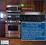 Air Filter Factory Replacement For Frigidaire OTRFILTER 2 x 10 x 3/4 Inches Charcoal Carbon Microwave Oven Filter