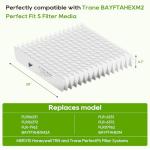 BAYFTAHEXM2 Merv 13 Air Filter - 20''x25''x5'' Expandable fit Trane Perfectfit 5 Filter Media, Compatible with FLR06231 FLR06372 FLR07962​ (3-pack)