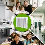 BAYFTAHEXM2 Merv 13 Air Filter - 20''x25''x5'' Expandable fit Trane Perfectfit 5 Filter Media, Compatible with FLR06231 FLR06372 FLR07962​ (3-pack)