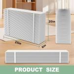 （2 Pack）201 Replacement Furnace Filter Compatible with A prilaire Space-Gard 2200,2250 Whole-House Air Purifier and X0445, 20x25x6 Air Filter Rplacement