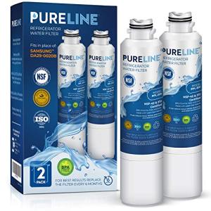 Pureline DA29-00020B Refrigerator Water Filter, Replacement for Samsung DA29-00020A/B, HAF-CIN/EXP, HAF-CIN,DA97-08006A, Kenmore 46-9101, 469101, 9101 Refrigerator Filter (2 Pack)