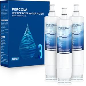PERCOLA 9085 Water Filter Replacement for Kenmore 46-9085, 9085, 4609085, 46-90102, 90102, 4690102, 46-9902, 46-9908, 9908 (3 Pack)