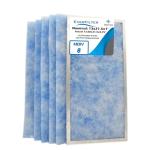 EverFilter 13x21.5x1 Air Filter MERV 8 (6-Pack) Filter Media Replacement, HVAC AC Furnace Air Filters, Aluminum Reusable Filter Frame (Actual Size: 12.88 x 21.5 x 0.75 Inches)