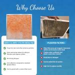 EverFilter 13x21.5x1 Air Filter MERV 8 (6-Pack) Filter Media Replacement, HVAC AC Furnace Air Filters, Aluminum Reusable Filter Frame (Actual Size: 12.88 x 21.5 x 0.75 Inches)