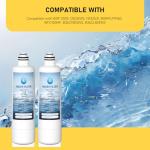 Water Filter Replacement Compatible with Bosch Ultra Clarity Pro BORPLFTR50, BORPLFTR55, 12033030, 12028325, 11025825, 11032531, B36CT80SNS, B36CL80ENS, WFC100MF, WFS200MF, RA450022 (2 Pack)