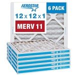 Aerostar MERV 11 Pleated Air Filters, 6 Pack