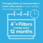 Filtrete 16x25x5, AC Furnace Air Filter, MPR 1550 DP, Healthy Living Ultra Allergen Deep Pleat, 1-Pack (actual dimensions 15.75 x 24.13 x 4.88)