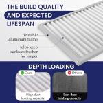 Trophy Air | Merv 8 | Washable Furnace Filter | Lifetime HVAC & Furnace Air Filter | Washable | Superior particle-holding Ability | Premium Quality Aluminum | 20x22x1