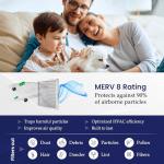 Trophy Air | Merv 8 | Washable Furnace Filter | Lifetime HVAC & Furnace Air Filter | Washable | Superior particle-holding Ability | Premium Quality Aluminum | 20x22x1