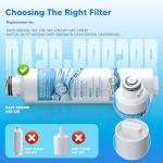 DA29-00020B Water Filter Replacement for Samsung, HAF-CIN/EXP, DA29-00020A - Fits RF28HMEDBSR, RF263BEAESR, RS25J500DSR, RF4287HARS, 3 Pack by PANDEELS