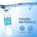 Water Filter for LG LFXC22526S, LFXS28968S, LFXS28968D, LFXS26973S, LFXS26973D, LRMVS3006S, LRMVC2306S Refrigerator Replacement with Air Filters (3+3).