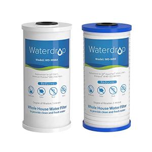 Waterdrop FXHTC AP810 10" x 4.5" Whole House Water Filter, Replacement for GE® FXHTC, 3M® Aqua-Pure AP810, Culligan® RFC-BBSA, W50PEHD, GXWH40L, GXWH35F, DuPont WFHD13001, Pentek® R50-BB
