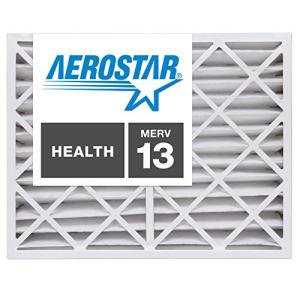 Aerostar 12x20x4 MERV 13, Pleated Air Filter, 12 x 20 x 4, Box of 4, Made in the USA