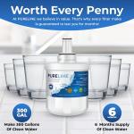 Pureline DA29-00003G Water Filter Replacement for Samsung DA29-00003G, Aqua-Pure Plus, Samsung RSG257AARS, DA29-00003F DA29-00003B, DA29-00003A, HAFCU1, RS22HDHPNSR, RF267AERS, HDX-FMS-1. (2 Pack)